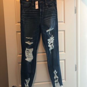 American Eagle Skinny Ripped Jeans